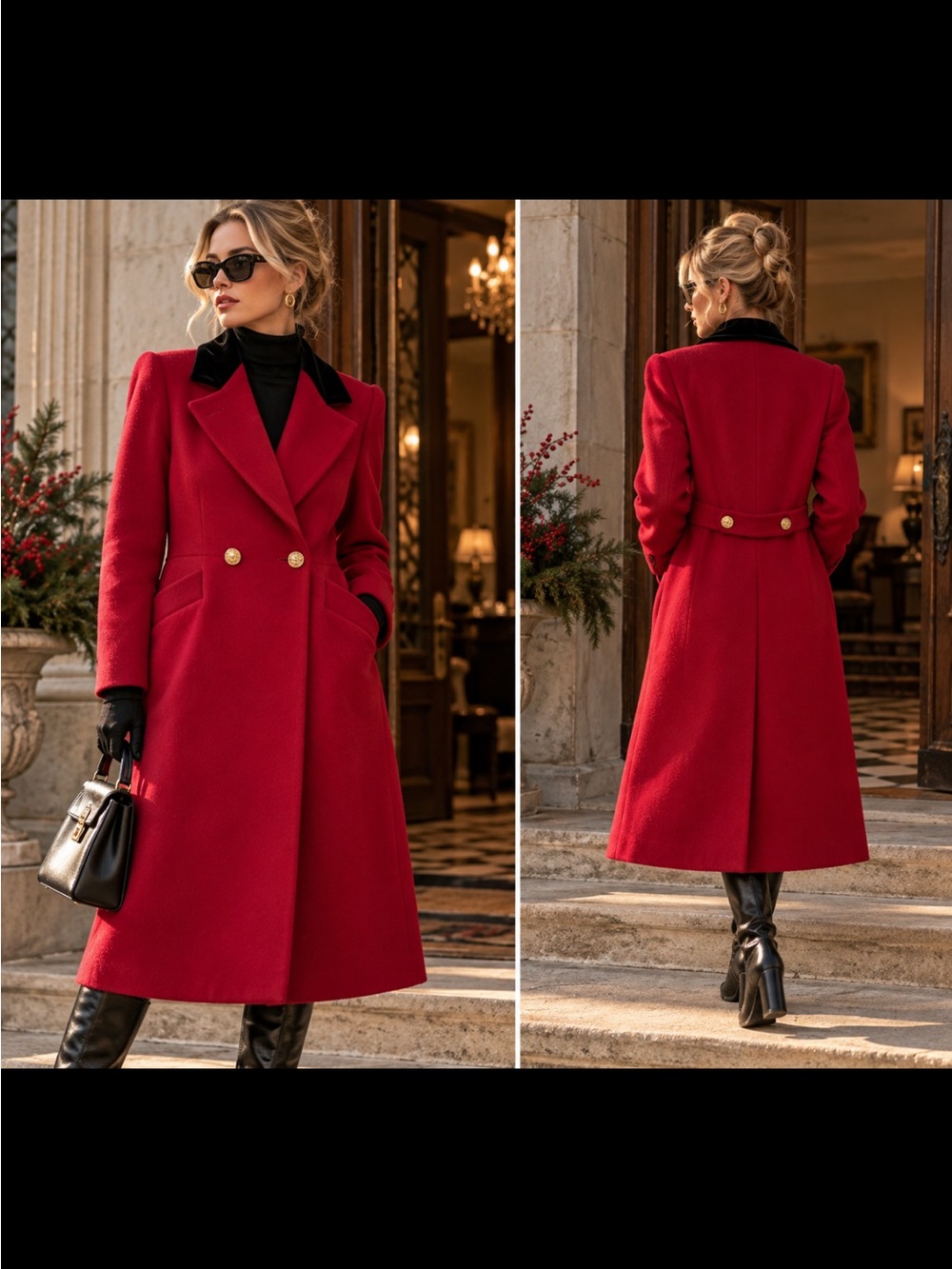 Vintage 80’s! FORECASTER OF BOSTON, 100% pure wool coat!